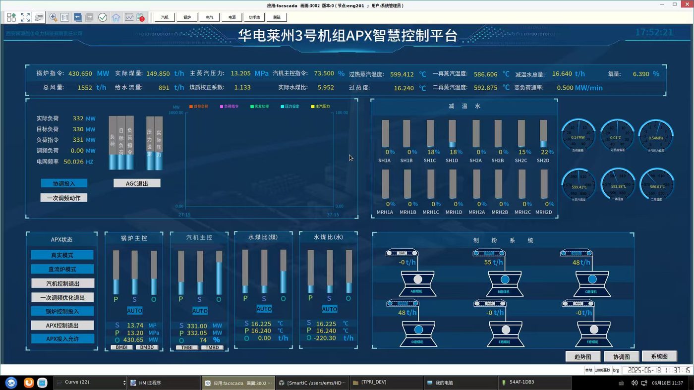 APX 智慧控制平台界面